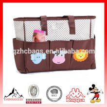 Mother baby out pack cartoon design flower yao Ming mammy bag